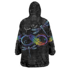 Personalised Australia Indigenous Memorial Wearable Blanket Hoodie As Long As I Breathe You'll Be Remembered