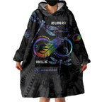 Personalised Australia Indigenous Memorial Wearable Blanket Hoodie As Long As I Breathe You'll Be Remembered