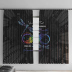 Personalised Australia Indigenous Memorial Window Curtain As Long As I Breathe You'll Be Remembered