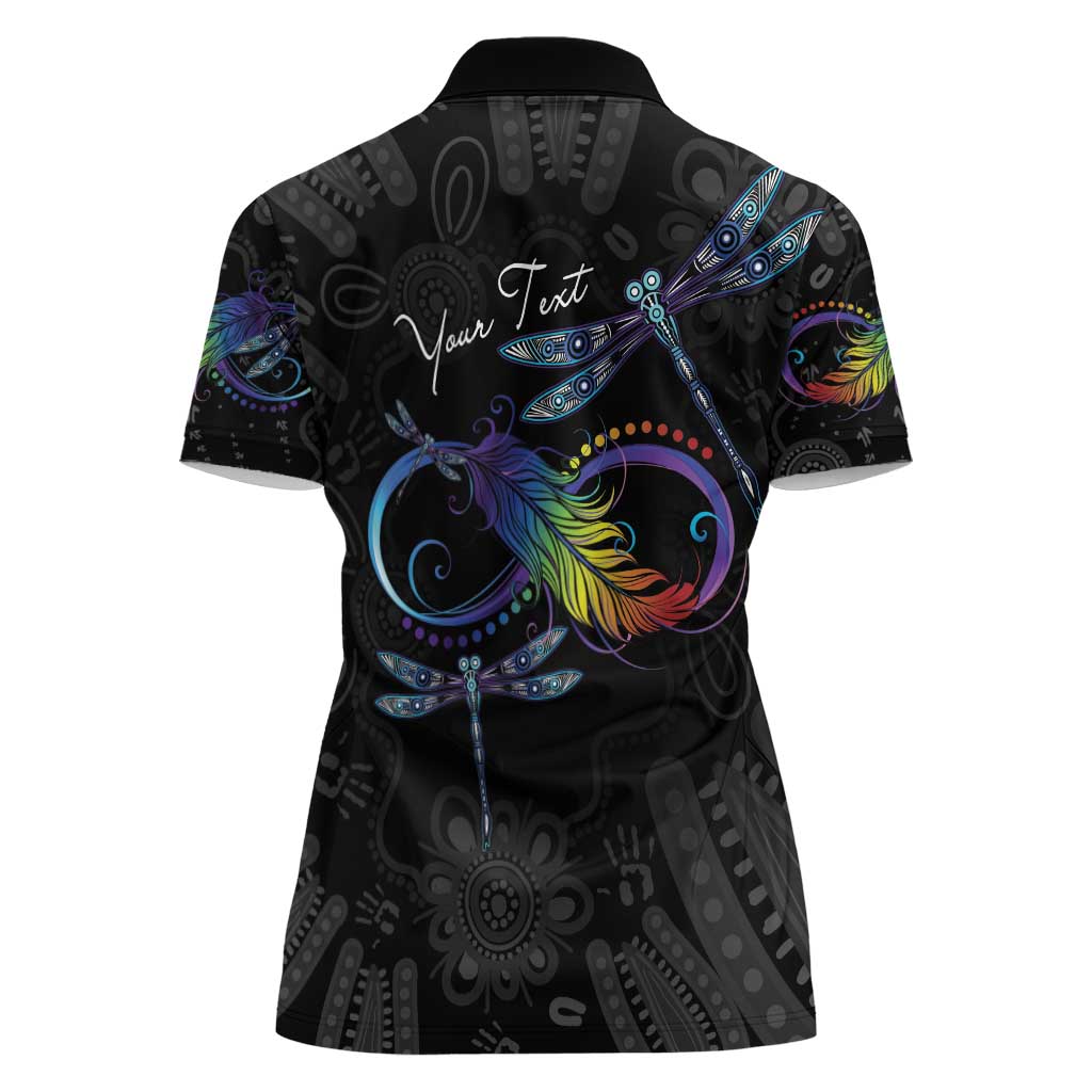 Personalised Australia Indigenous Memorial Women Polo Shirt As Long As I Breathe You'll Be Remembered