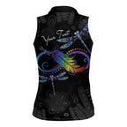 Personalised Australia Indigenous Memorial Women Sleeveless Polo Shirt As Long As I Breathe You'll Be Remembered