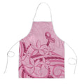 Aotearoa Maori Apron Pink Fern Ribbons - Aussie Hoodie