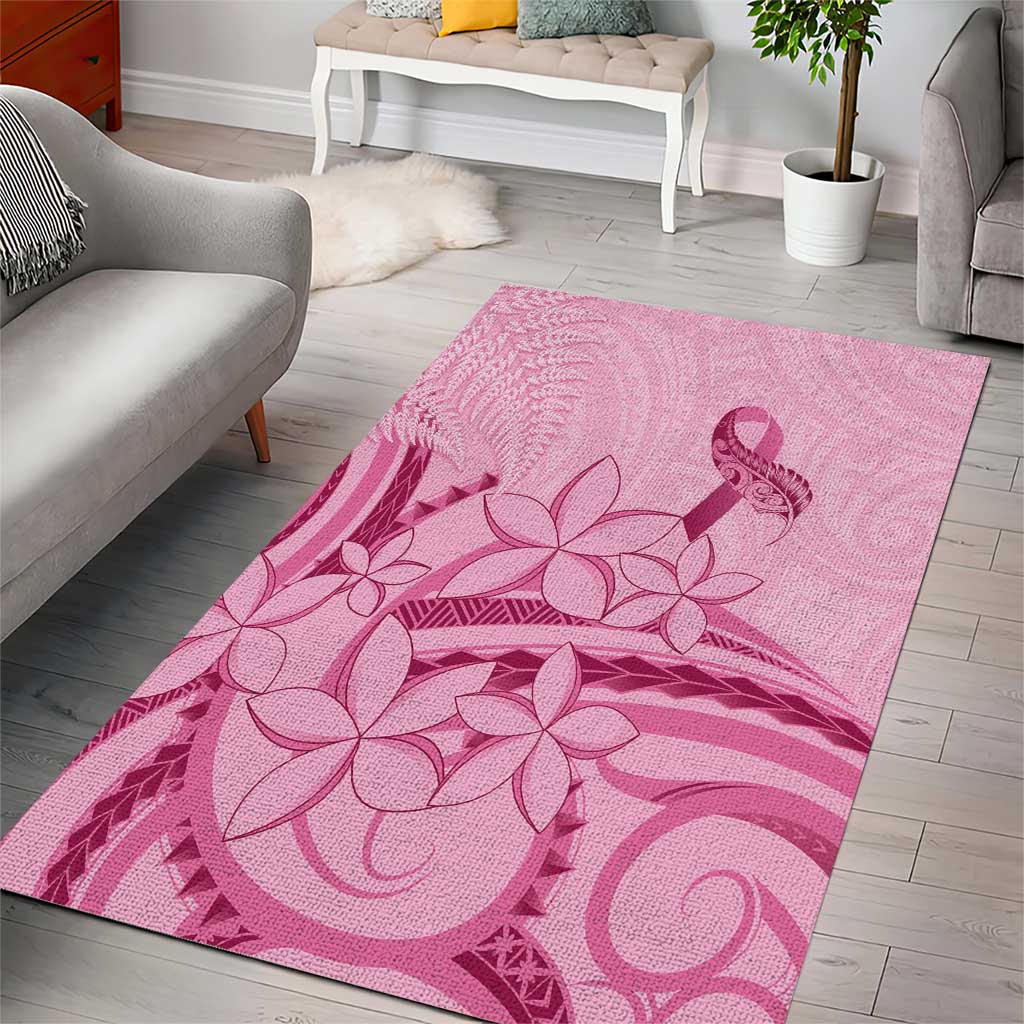 Aotearoa Maori Area Rug Pink Fern Ribbons - Aussie Hoodie