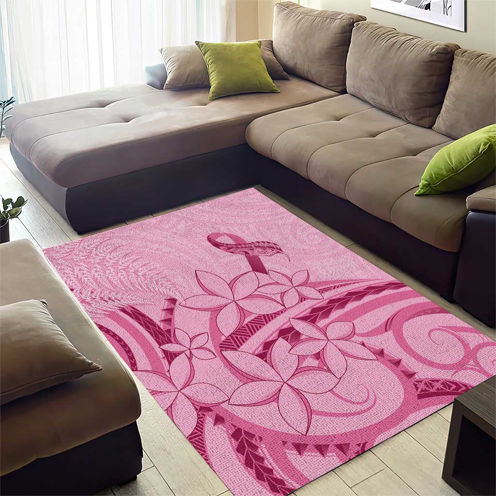 Aotearoa Maori Area Rug Pink Fern Ribbons - Aussie Hoodie