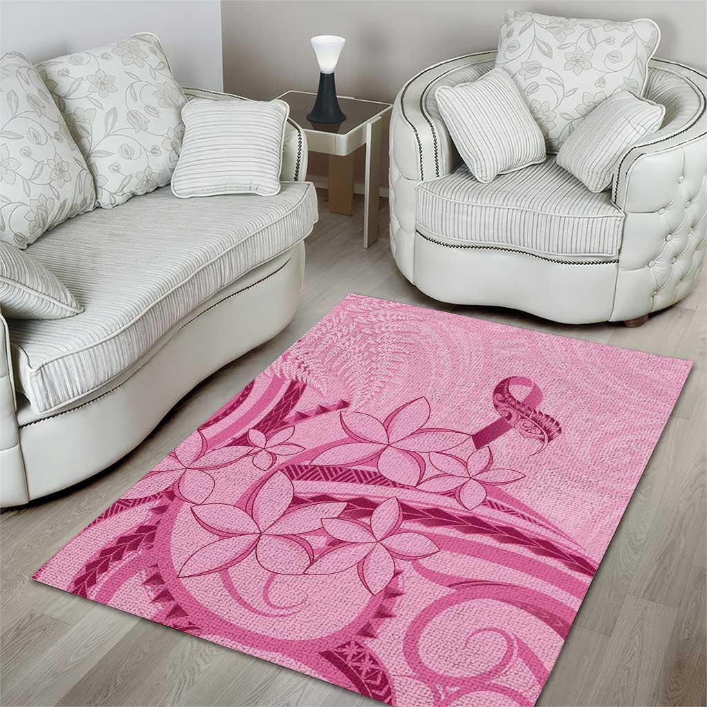 Aotearoa Maori Area Rug Pink Fern Ribbons - Aussie Hoodie