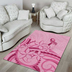Aotearoa Maori Area Rug Pink Fern Ribbons - Aussie Hoodie
