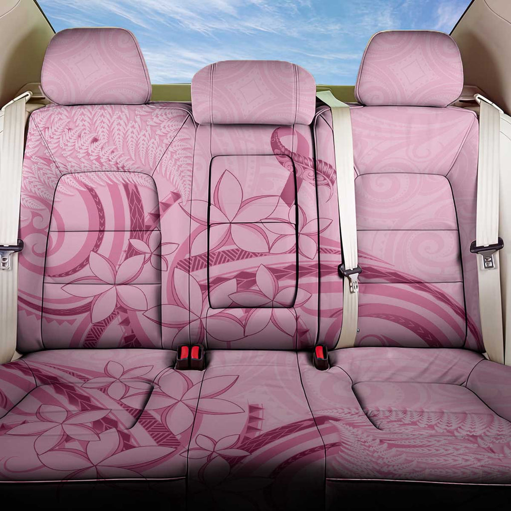 Aotearoa Maori Back Car Seat Cover Pink Fern Ribbons - Aussie Hoodie