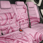 Aotearoa Maori Back Car Seat Cover Pink Fern Ribbons - Aussie Hoodie