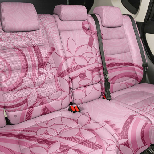Aotearoa Maori Back Car Seat Cover Pink Fern Ribbons - Aussie Hoodie