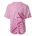Aotearoa Maori Baseball Jersey Pink Fern Ribbons - Aussie Hoodie