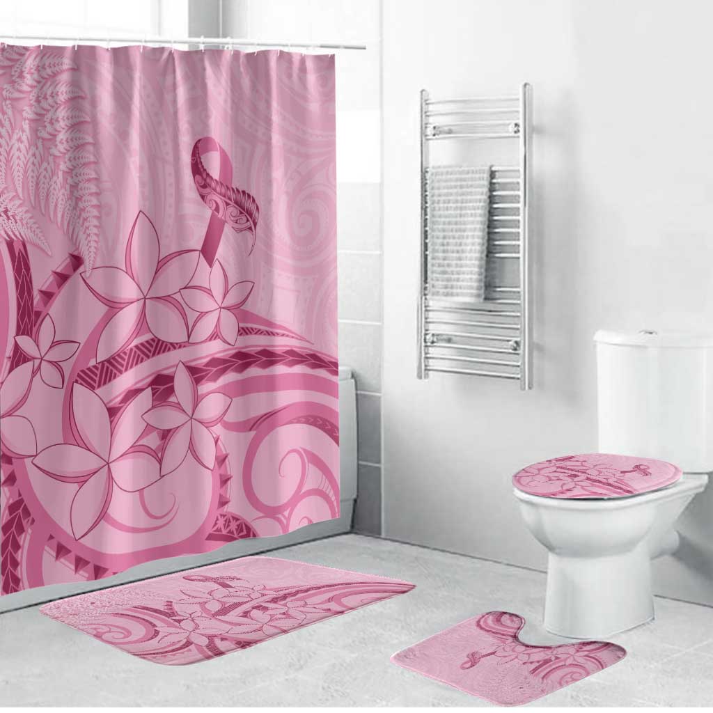 Aotearoa Maori Bathroom Set Pink Fern Ribbons - Aussie Hoodie