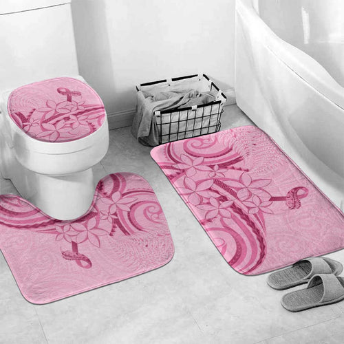 Aotearoa Maori Bathroom Set Pink Fern Ribbons - Aussie Hoodie