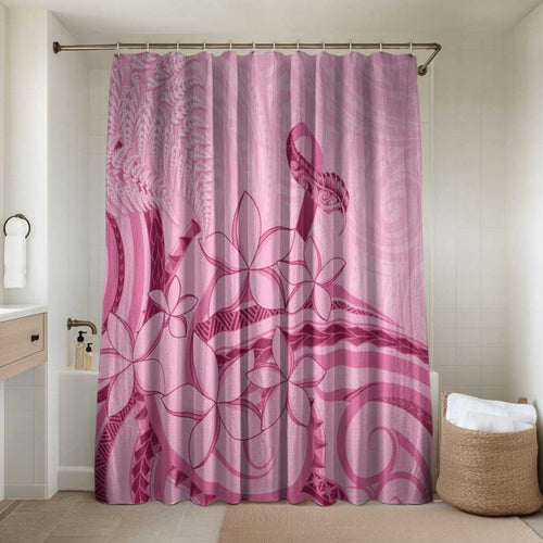 Aotearoa Maori Bathroom Set Pink Fern Ribbons - Aussie Hoodie