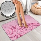 Aotearoa Maori Bathroom Set Pink Fern Ribbons - Aussie Hoodie