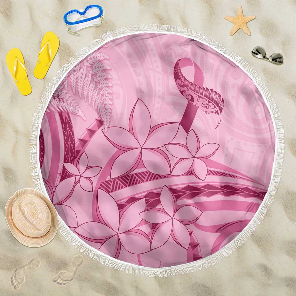 Aotearoa Maori Beach Blanket Pink Fern Ribbons - Aussie Hoodie