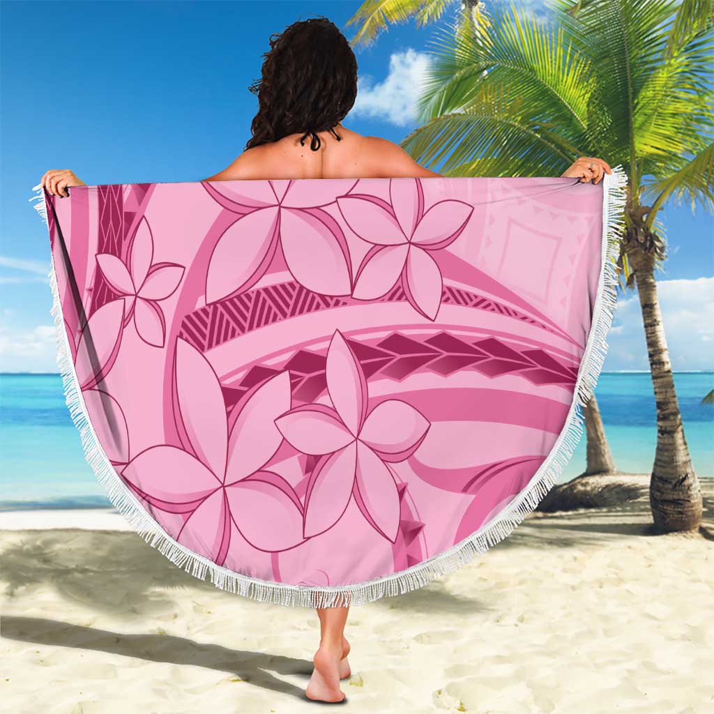 Aotearoa Maori Beach Blanket Pink Fern Ribbons - Aussie Hoodie