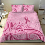 Aotearoa Maori Bedding Set Pink Fern Ribbons - Aussie Hoodie
