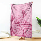 Aotearoa Maori Blanket Pink Fern Ribbons - Aussie Hoodie