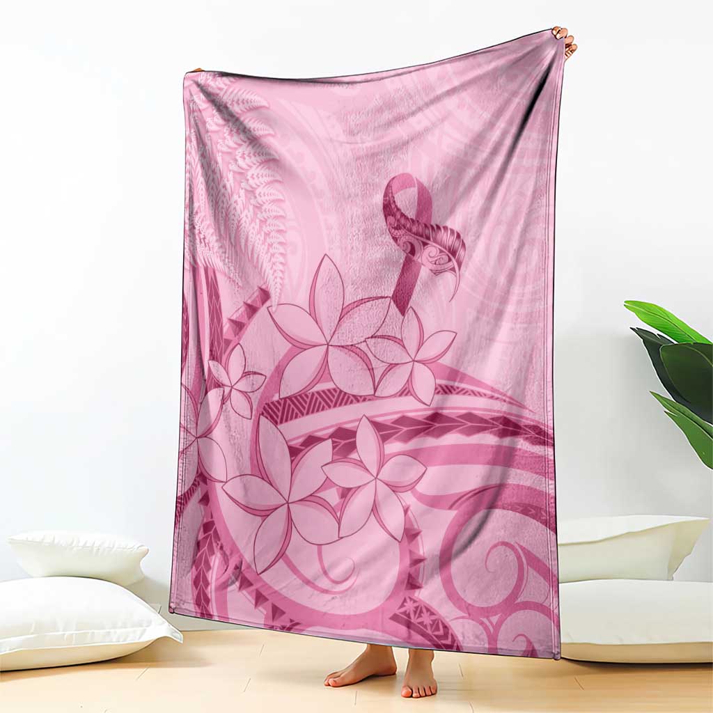Aotearoa Maori Blanket Pink Fern Ribbons - Aussie Hoodie