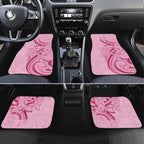 Aotearoa Maori Car Mats Pink Fern Ribbons - Aussie Hoodie