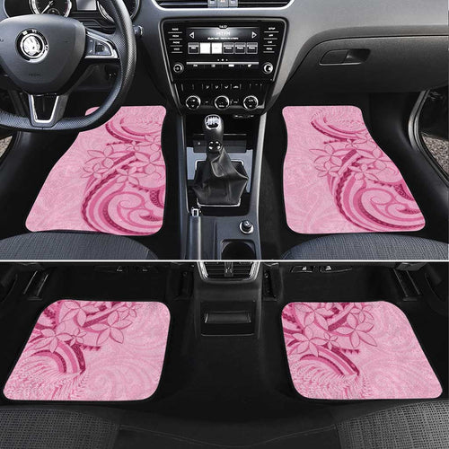 Aotearoa Maori Car Mats Pink Fern Ribbons - Aussie Hoodie