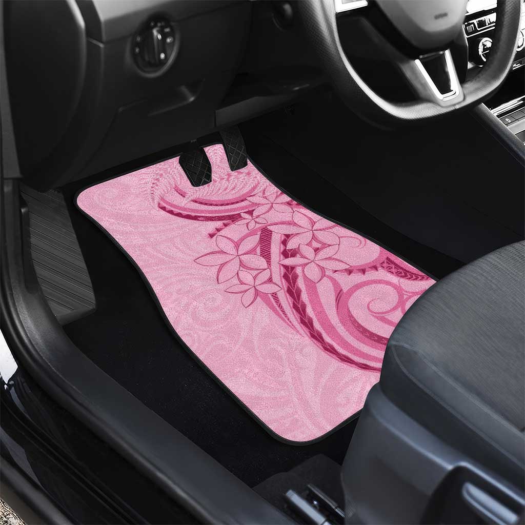 Aotearoa Maori Car Mats Pink Fern Ribbons - Aussie Hoodie