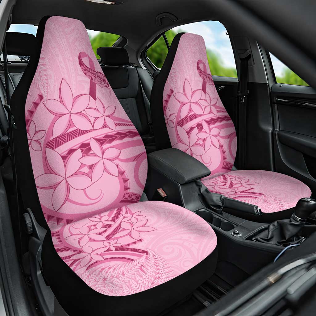 Aotearoa Maori Car Seat Cover Pink Fern Ribbons - Aussie Hoodie