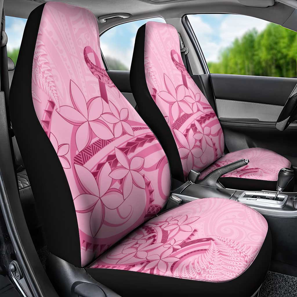 Aotearoa Maori Car Seat Cover Pink Fern Ribbons - Aussie Hoodie
