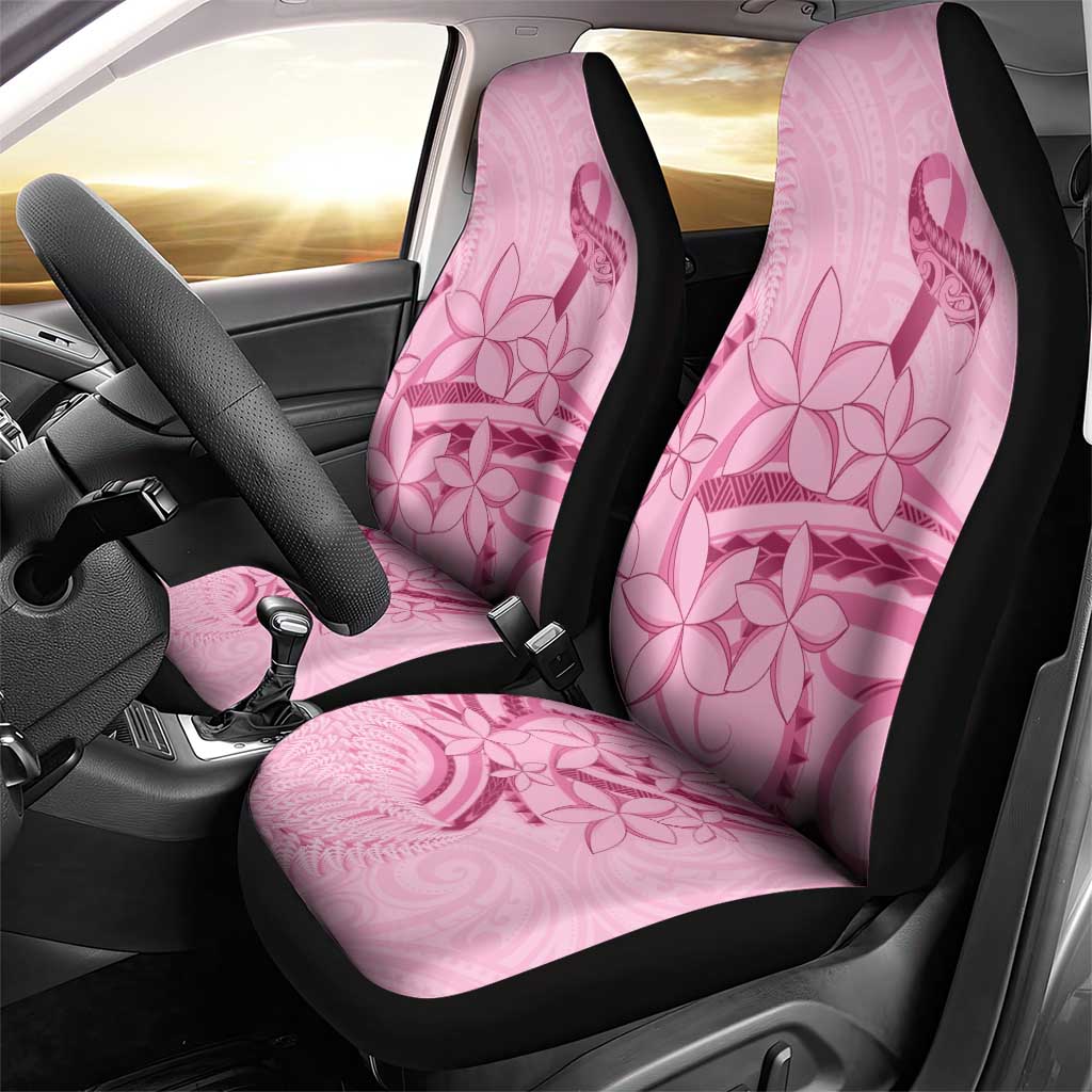 Aotearoa Maori Car Seat Cover Pink Fern Ribbons - Aussie Hoodie