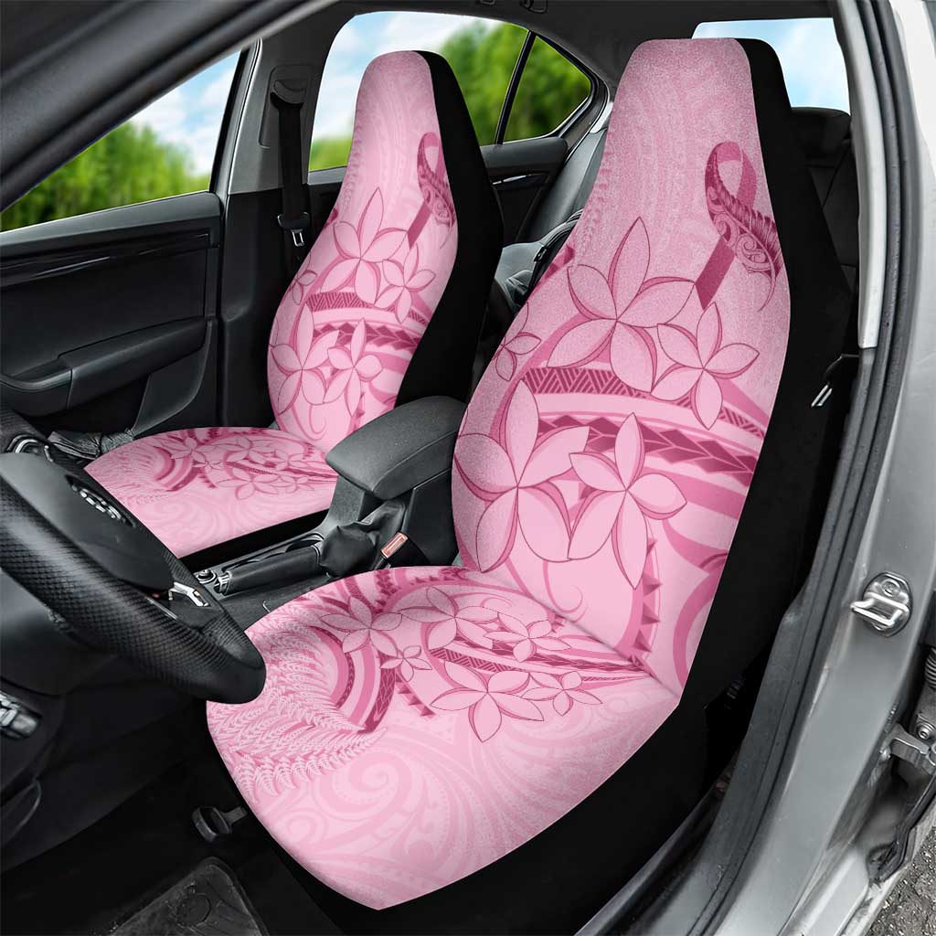 Aotearoa Maori Car Seat Cover Pink Fern Ribbons - Aussie Hoodie