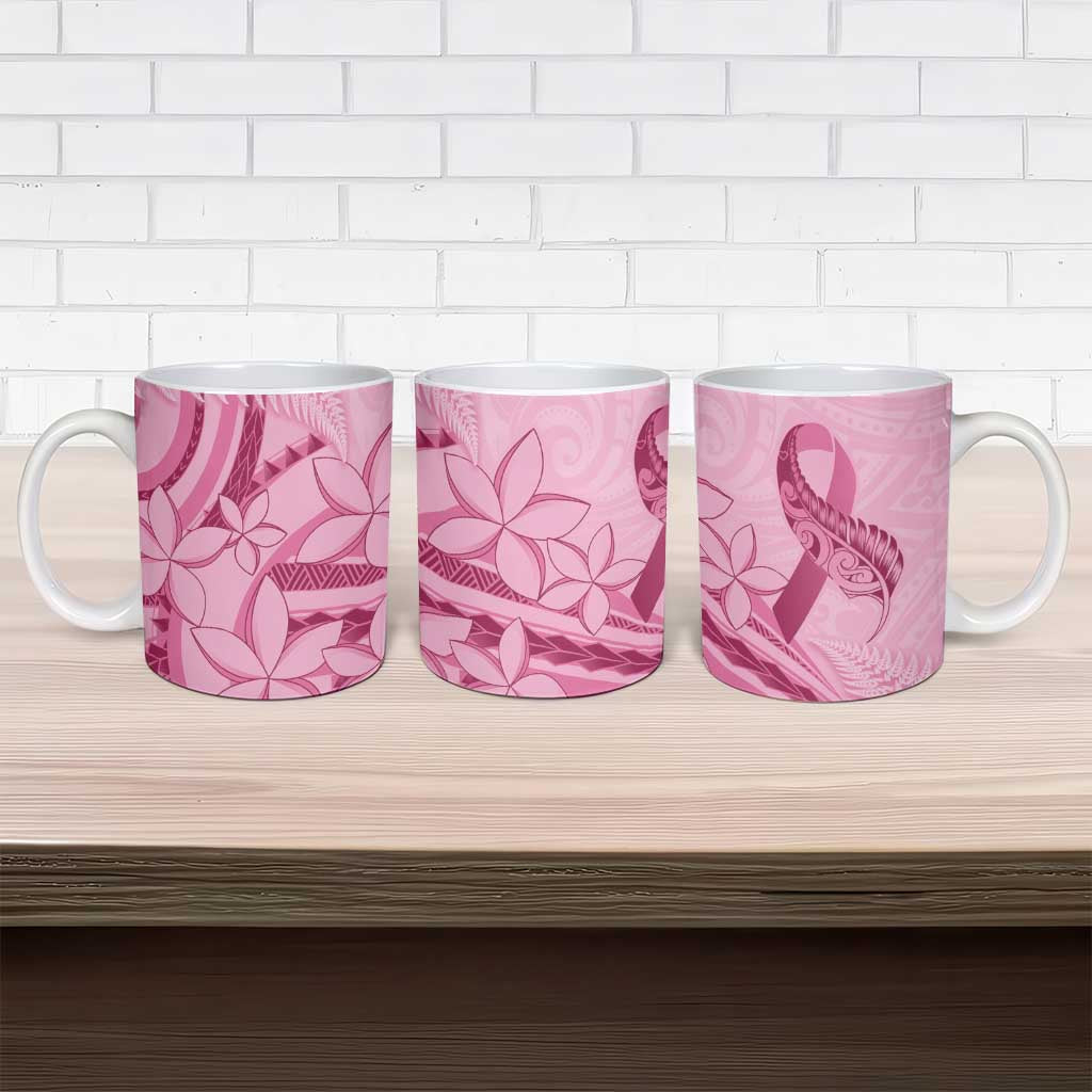 Aotearoa Maori Ceramic Mug Pink Fern Ribbons - Aussie Hoodie