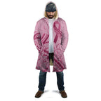 Aotearoa Maori Cloak Pink Fern Ribbons - Aussie Hoodie