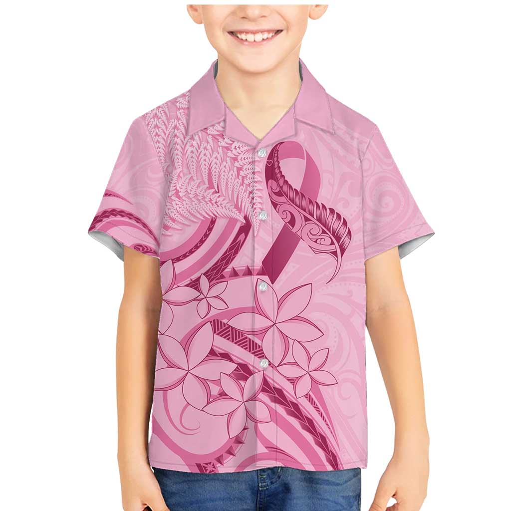 Aotearoa Maori Family Matching Mermaid Dress and Hawaiian Shirt Pink Fern Ribbons - Aussie Hoodie