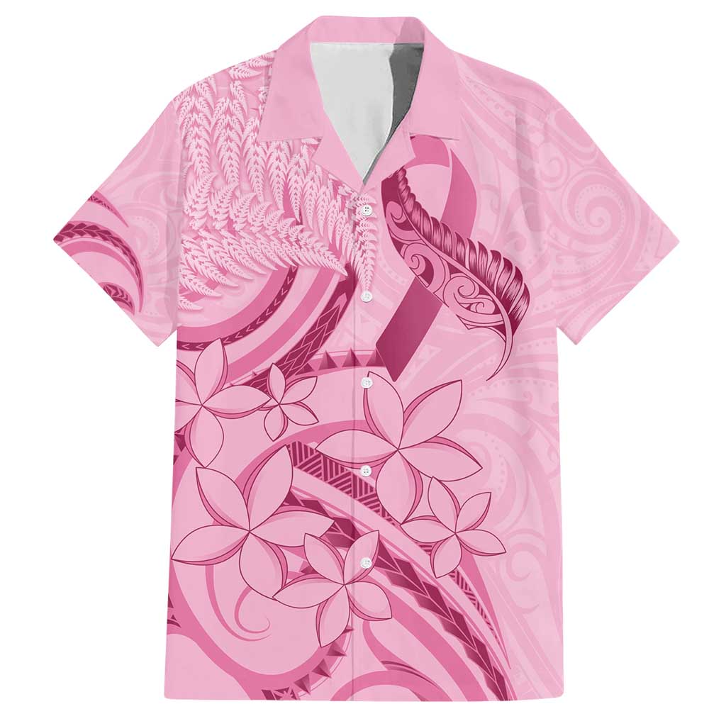 Aotearoa Maori Family Matching Short Sleeve Bodycon Dress and Hawaiian Shirt Pink Fern Ribbons - Aussie Hoodie