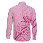 Aotearoa Maori Family Matching Short Sleeve Bodycon Dress and Hawaiian Shirt Pink Fern Ribbons - Aussie Hoodie
