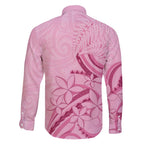 Aotearoa Maori Family Matching Summer Maxi Dress and Hawaiian Shirt Pink Fern Ribbons - Aussie Hoodie