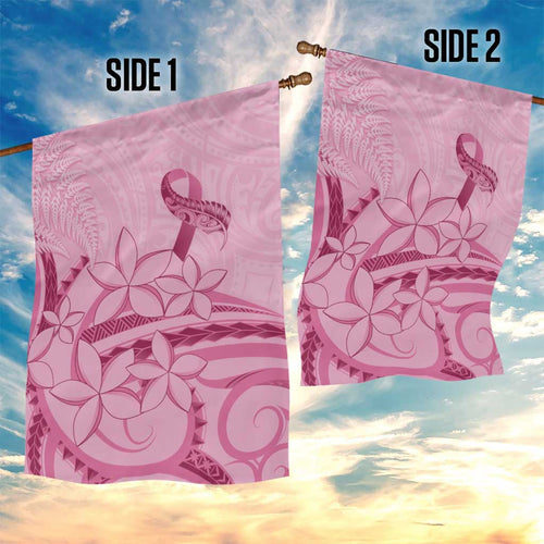 Aotearoa Maori Garden Flag Pink Fern Ribbons - Aussie Hoodie