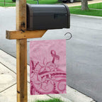 Aotearoa Maori Garden Flag Pink Fern Ribbons - Aussie Hoodie