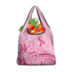 Aotearoa Maori Grocery Bag Pink Fern Ribbons - Aussie Hoodie