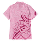 Aotearoa Maori Hawaiian Shirt Pink Fern Ribbons - Aussie Hoodie