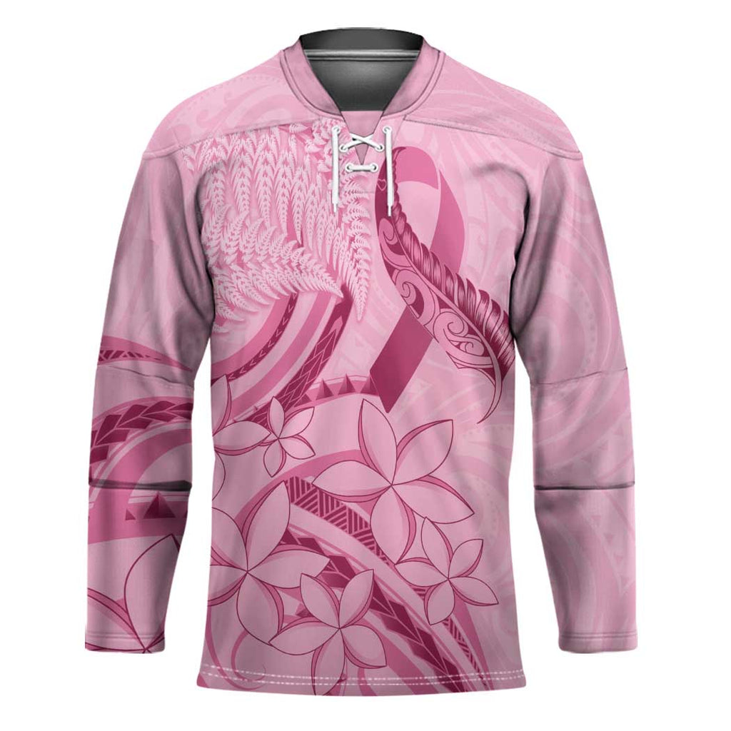 Aotearoa Maori Hockey Jersey Pink Fern Ribbons - Aussie Hoodie