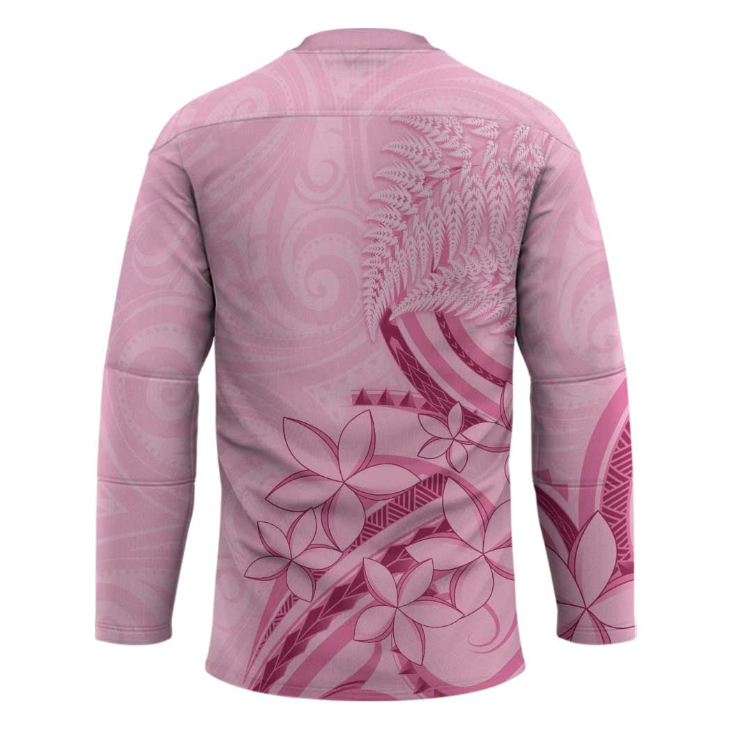 Aotearoa Maori Hockey Jersey Pink Fern Ribbons - Aussie Hoodie