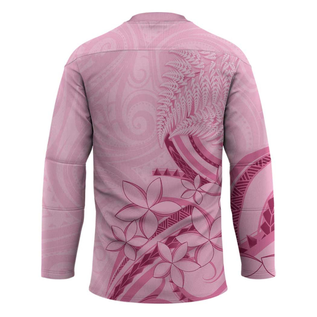 Aotearoa Maori Hockey Jersey Pink Fern Ribbons - Aussie Hoodie