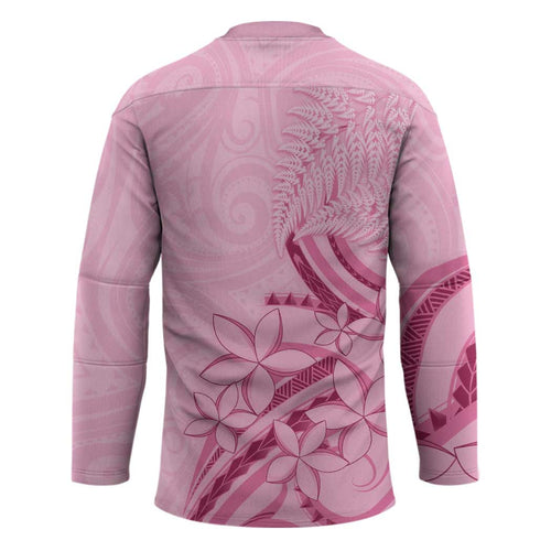 Aotearoa Maori Hockey Jersey Pink Fern Ribbons - Aussie Hoodie
