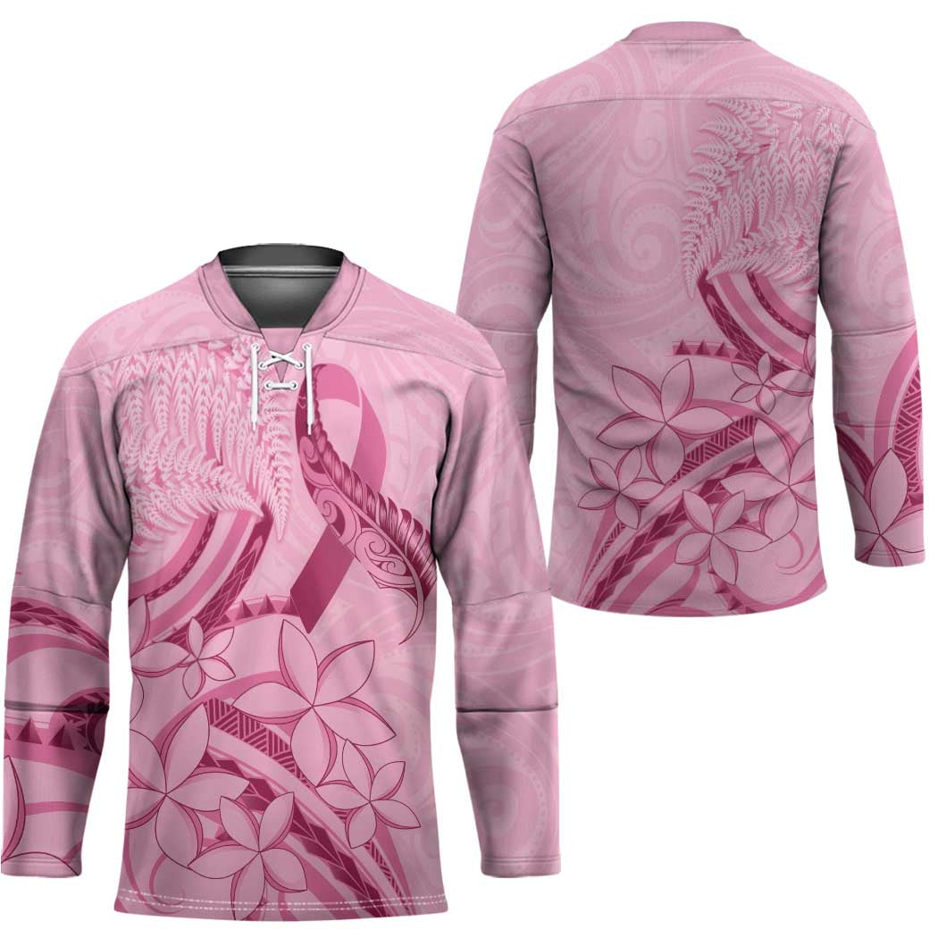 Aotearoa Maori Hockey Jersey Pink Fern Ribbons - Aussie Hoodie