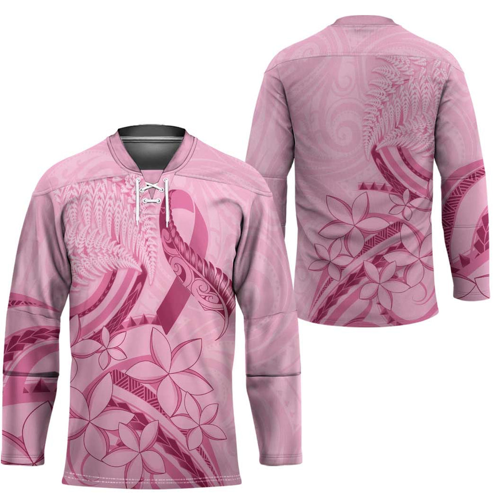 Aotearoa Maori Hockey Jersey Pink Fern Ribbons - Aussie Hoodie