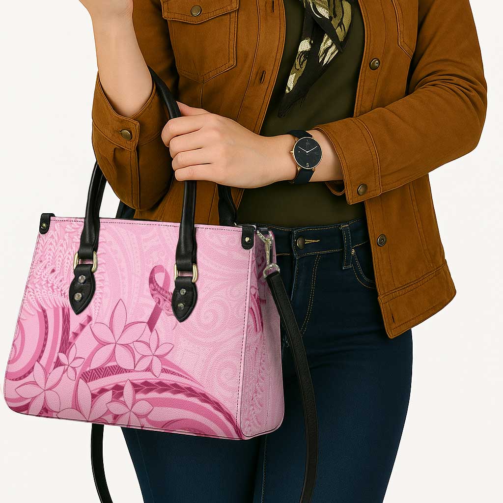 Aotearoa Maori Leather Bag Pink Fern Ribbons - Aussie Hoodie