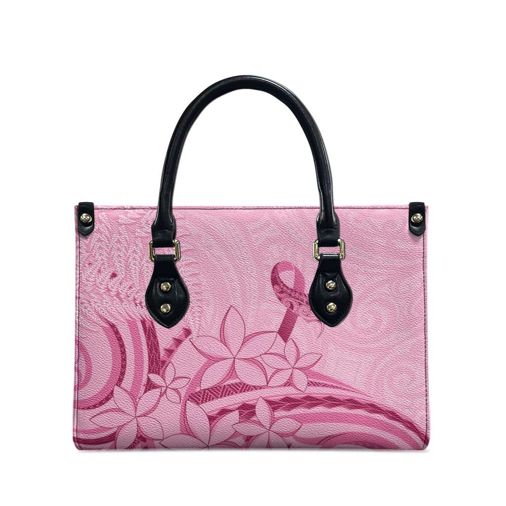 Aotearoa Maori Leather Bag Pink Fern Ribbons - Aussie Hoodie