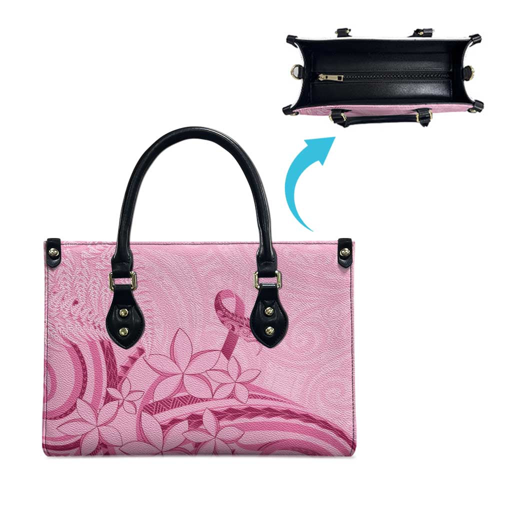 Aotearoa Maori Leather Bag Pink Fern Ribbons - Aussie Hoodie