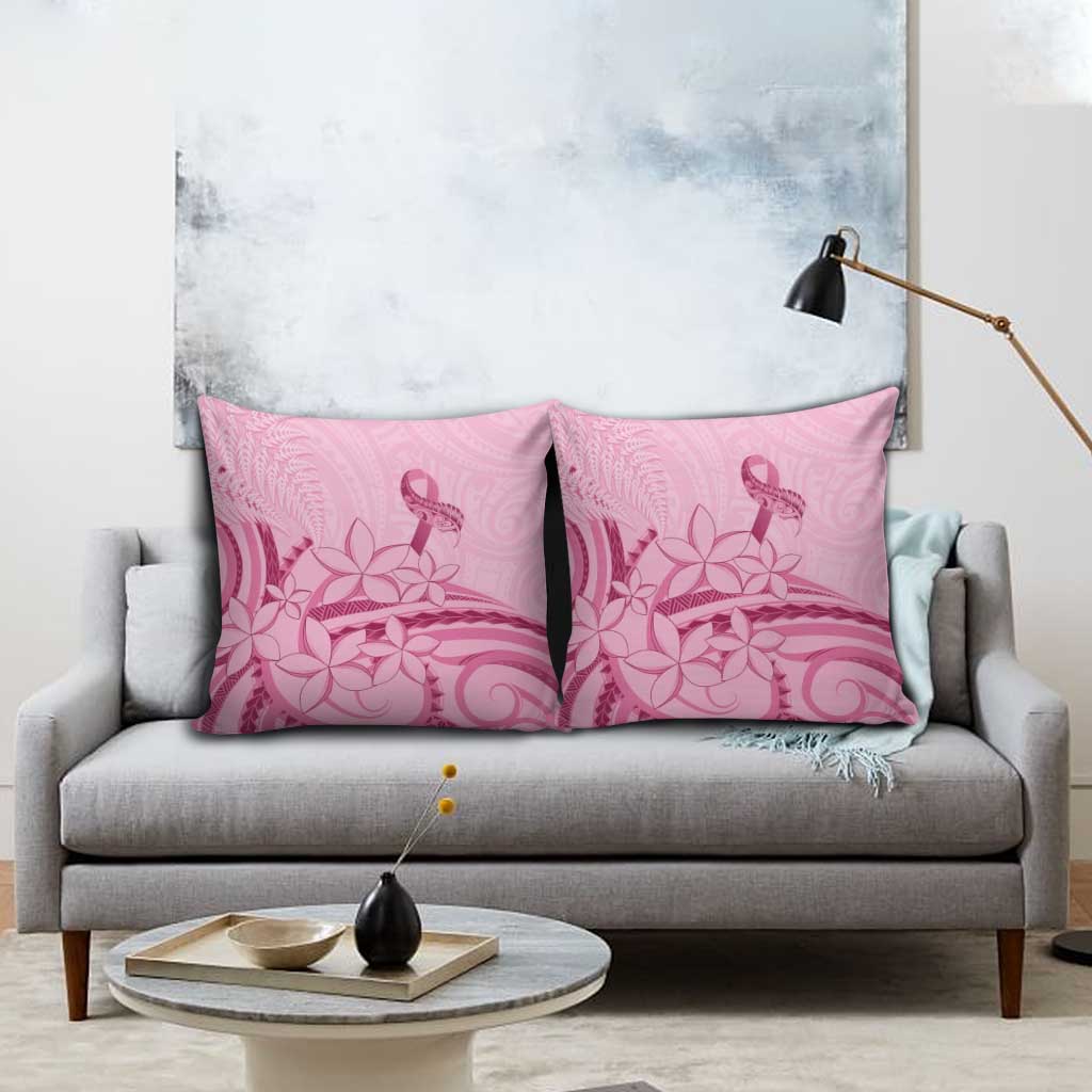 Aotearoa Maori Pillow Cover Pink Fern Ribbons - Aussie Hoodie